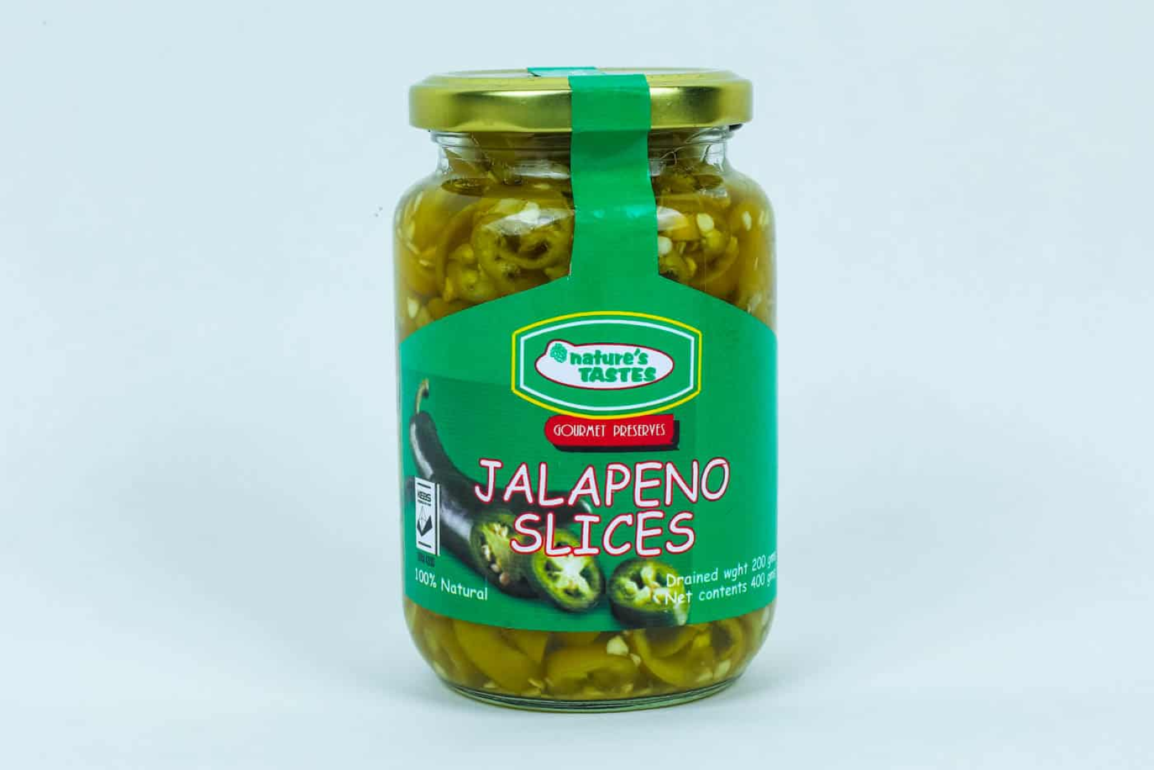 NATURES TASTES JALAPENO SLICES GREEN 400G